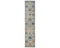 12 Ft Silver Gray Aryana Afghan Hand Knotted Veg Dye Wool Runner Rug